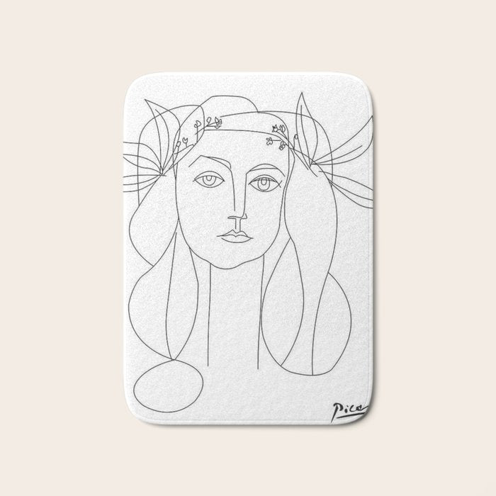 War and Peace by Pablo Picasso Bath Mat Gallery Image 1