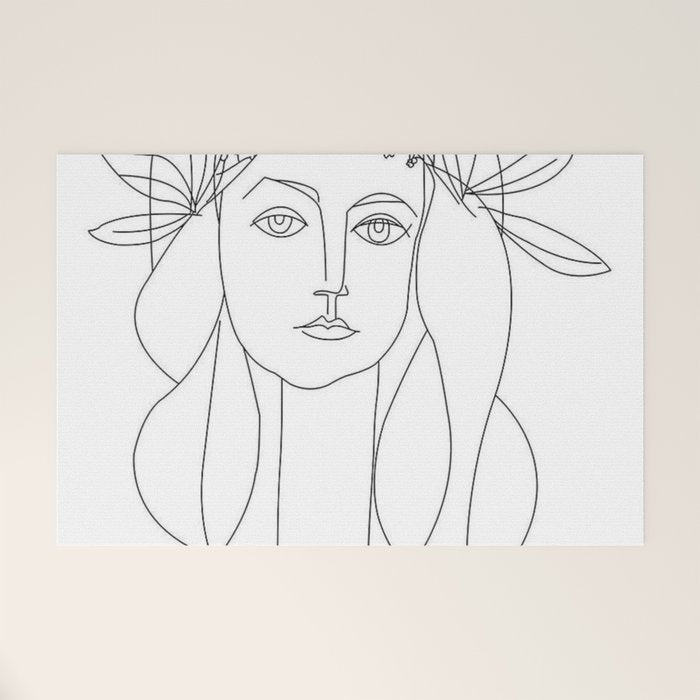 War and Peace by Pablo Picasso Welcome Mat Gallery Image 1