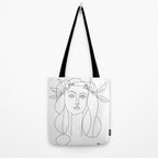 War and Peace by Pablo Picasso Tote Bag Gallery Image 2