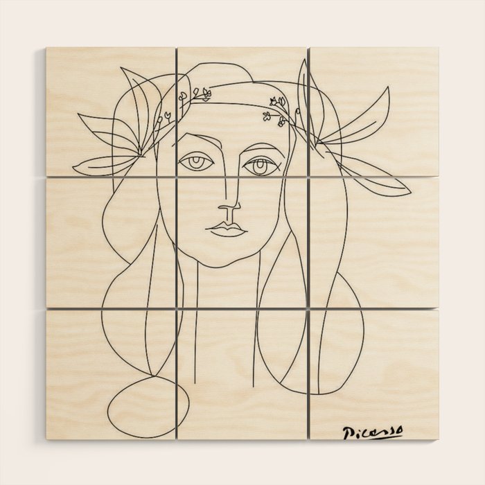 War and Peace by Pablo Picasso Wood Wall Art Gallery Image 1