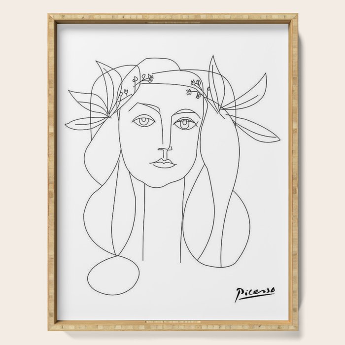 War and Peace by Pablo Picasso Serving Tray Gallery Image 1