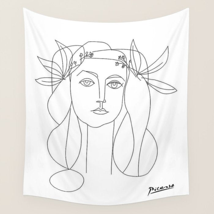 War and Peace by Pablo Picasso Wall Tapestry Gallery Image 1