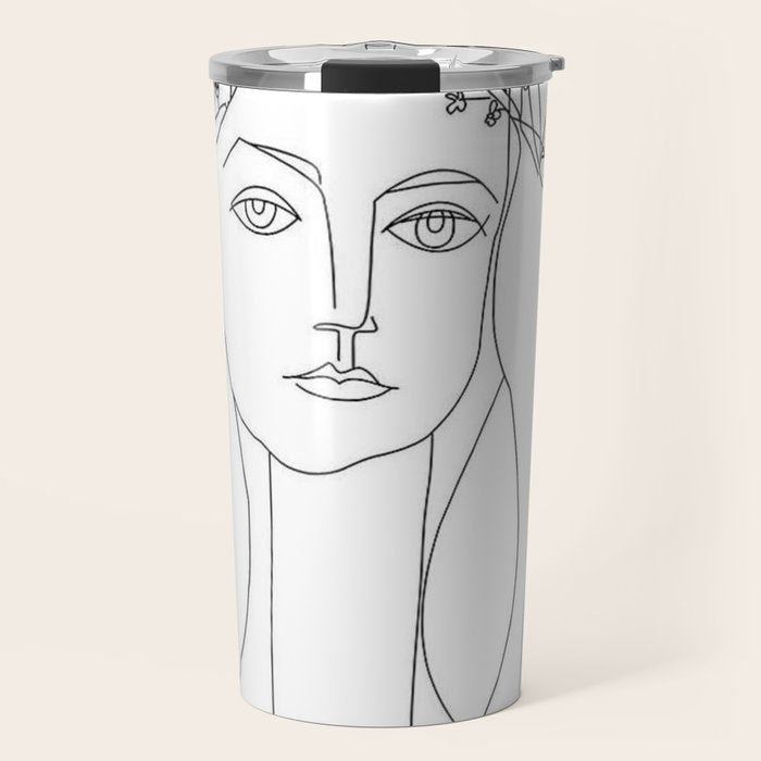 War and Peace by Pablo Picasso Travel Mug Gallery Image 1