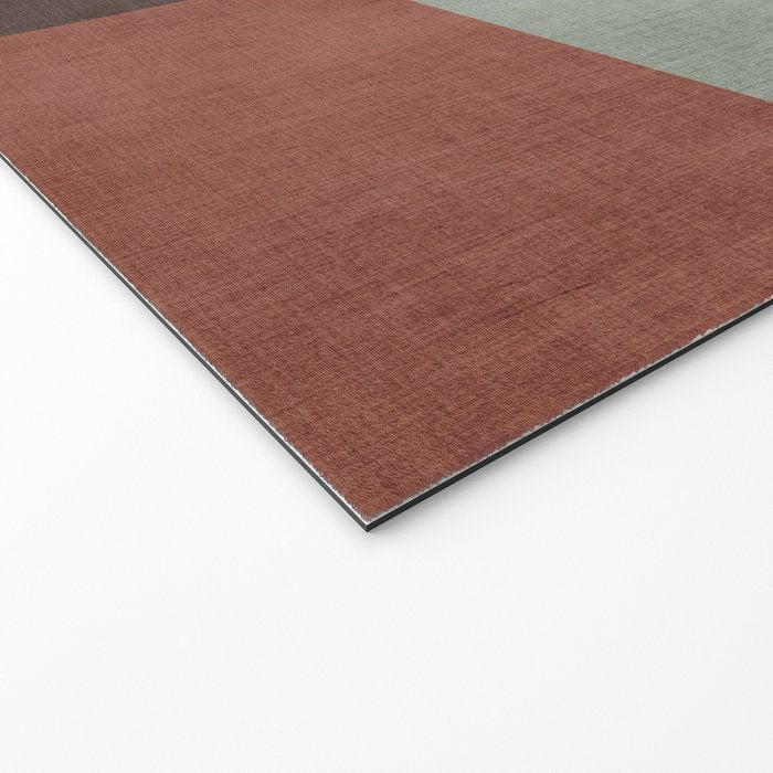 Modern Abstract Artwork Yellow Teal Pink Welcome Mat Gallery Image 2