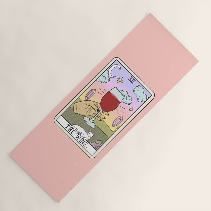 WINE READING (LIGHT) Yoga Mat Gallery Image 1
