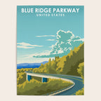 Blue Ridge Parkway United States road trip Travel Poster Poster Gallery Image 4