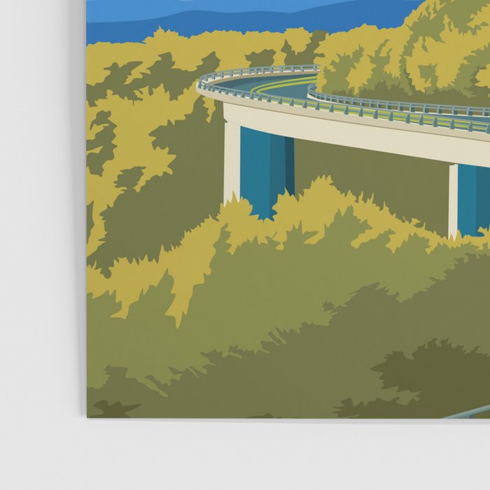Blue Ridge Parkway United States road trip Travel Poster Poster Gallery Image 3