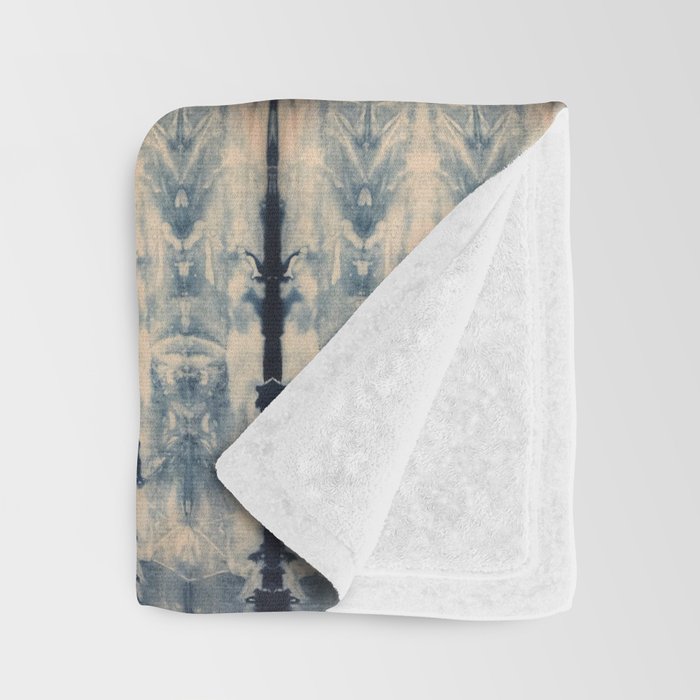 Vintage Shibori Eight Throw Blanket Gallery Image 3