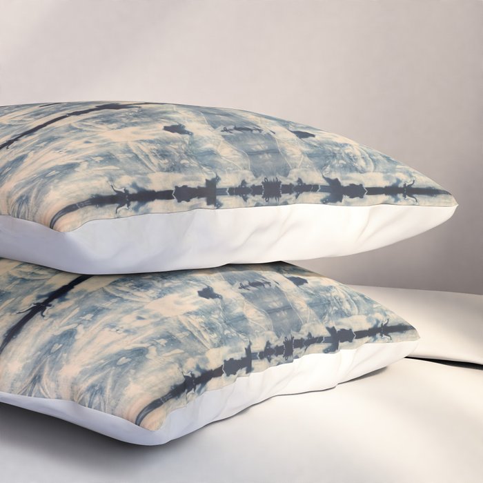 Vintage Shibori Eight Pillow Sham Gallery Image 3