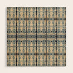 Vintage Shibori Eight Wood Wall Art Gallery Image 1