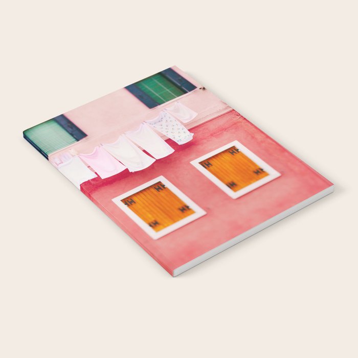 Laundry Day in Burano Italy Notebook Gallery Image 2