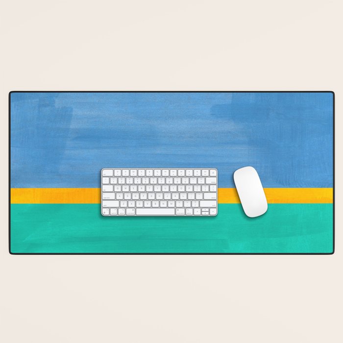 Sneaking Sun Desk Mat Gallery Image 1