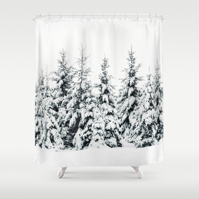 Snow Porn Shower Curtain Gallery Image 1