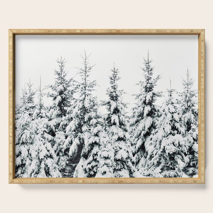 Snow Porn Serving Tray Gallery Image 1