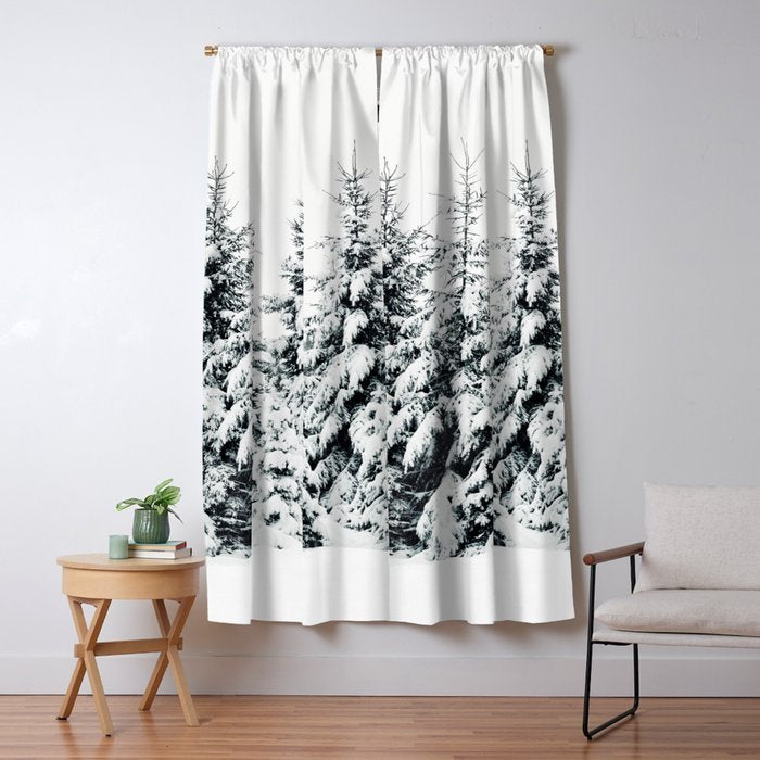 Snow Porn Window Curtain Gallery Image 1