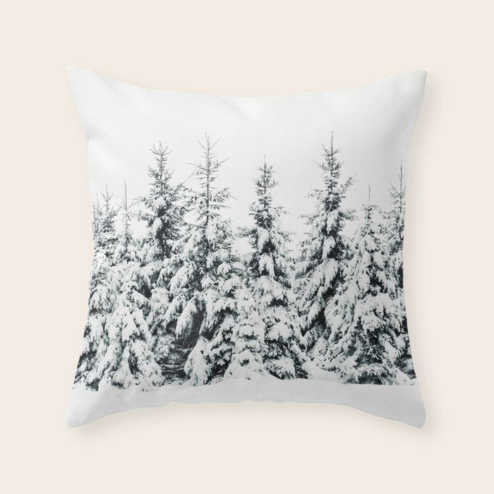 Snow Porn Throw Pillow Gallery Image 6