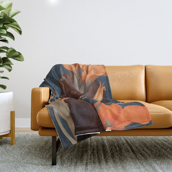 Radiant Stillness Throw Blanket Gallery Image 1