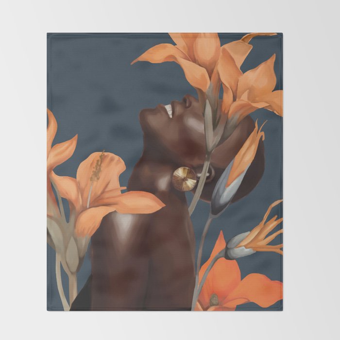 Radiant Stillness Throw Blanket Gallery Image 2