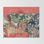 Seville Still Life by Henri Matisse Throw Blanket Gallery Image 2