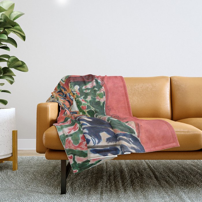 Seville Still Life by Henri Matisse Throw Blanket Gallery Image 1
