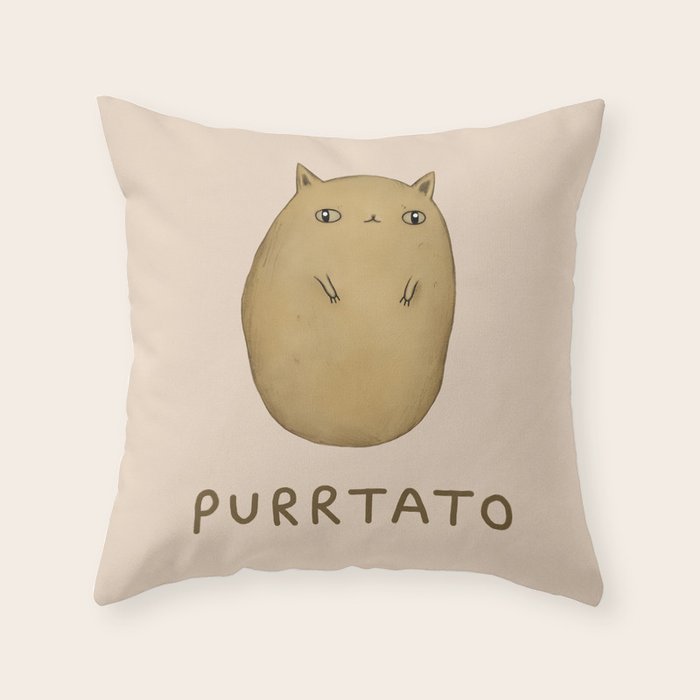 Purrtato Throw Pillow Gallery Image 6