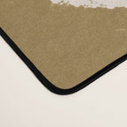 Neutral Zebra Pattern Beige and Cream Desk Mat Gallery Image 4