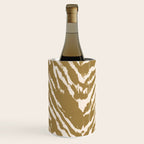 Neutral Zebra Pattern Beige and Cream Wine Chiller Gallery Image 3
