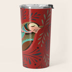 Peace Bird - Red Travel Mug Gallery Image 2