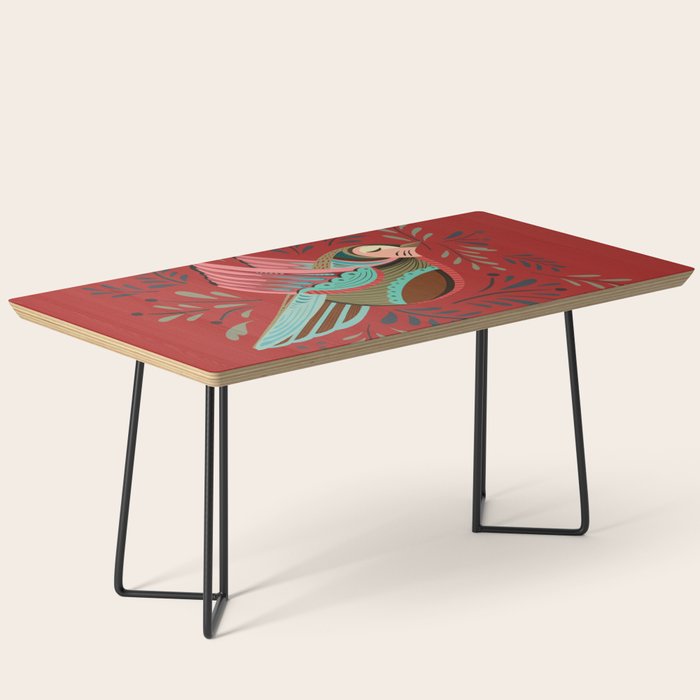 Peace Bird - Red Coffee Table Gallery Image 1