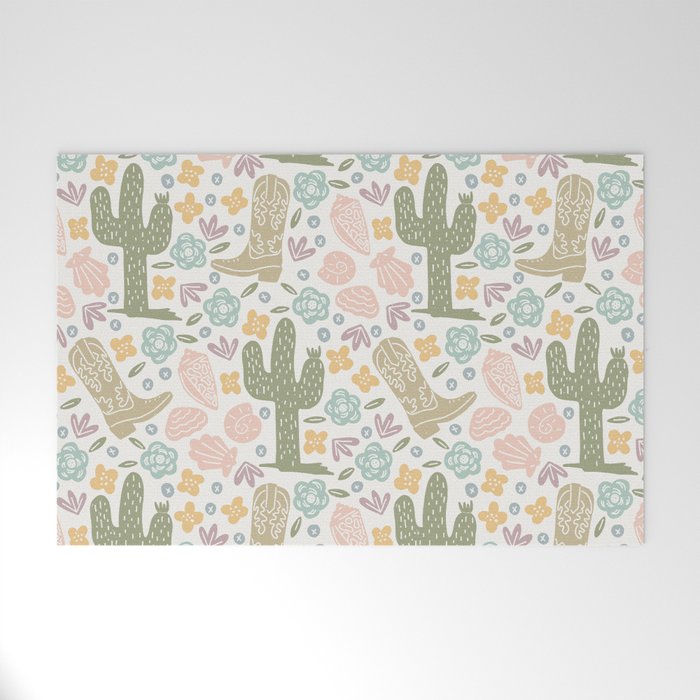 Coastal cowgirl Welcome Mat Gallery Image 1