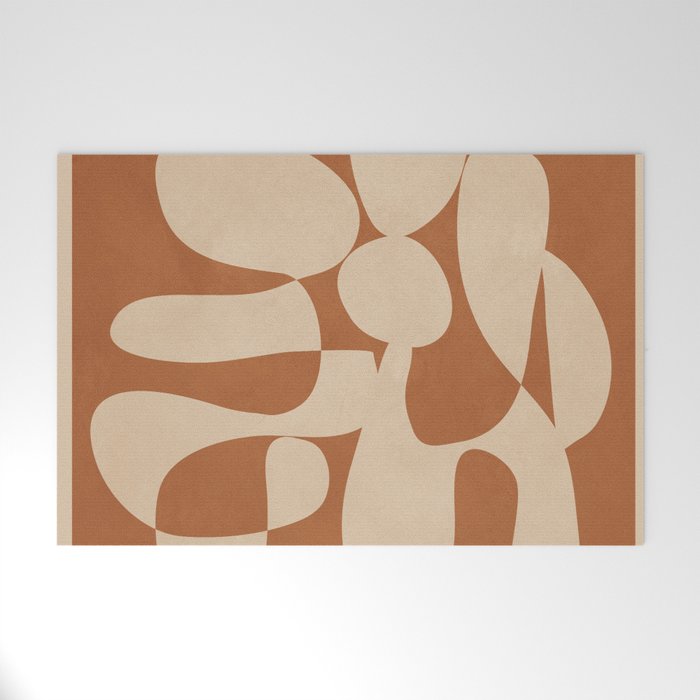 Modern Art Form 3 Welcome Mat Gallery Image 1