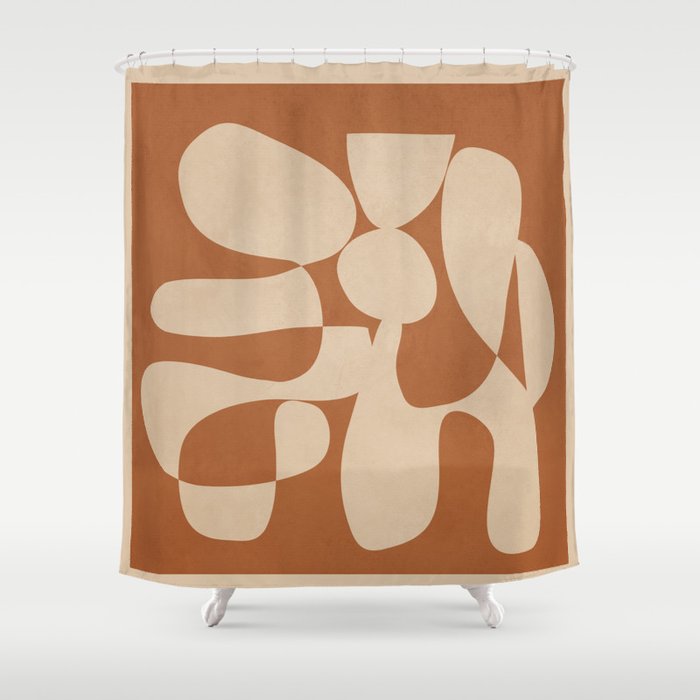 Modern Art Form 3 Shower Curtain Gallery Image 1