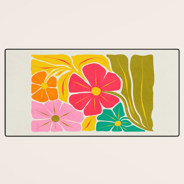 French Bouquet: Les Fleurs | Flower Market 01 | Spring Summer 23 Desk Mat Gallery Image 3