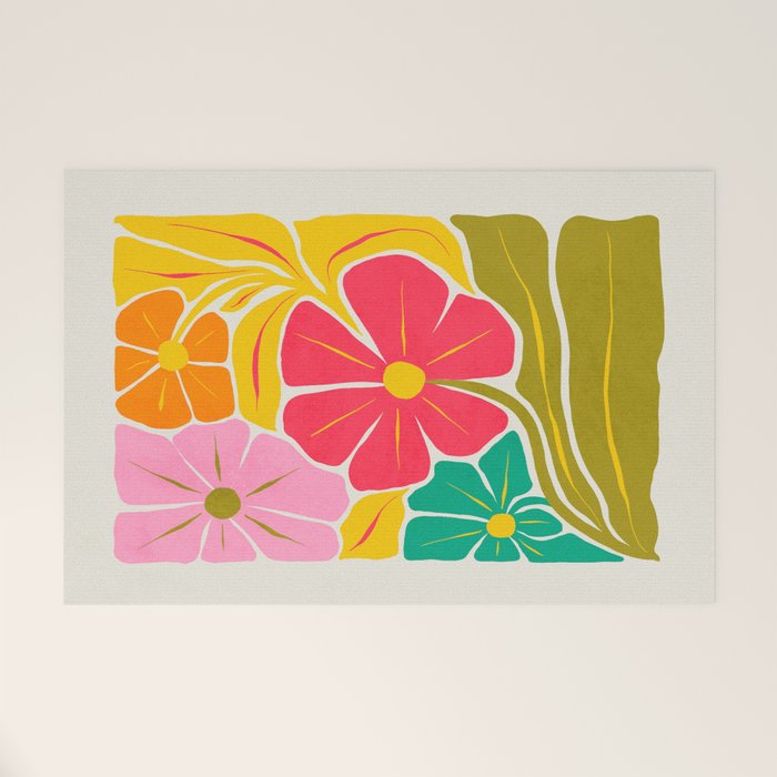 French Bouquet: Les Fleurs | Flower Market 01 | Spring Summer 23 Welcome Mat Gallery Image 1