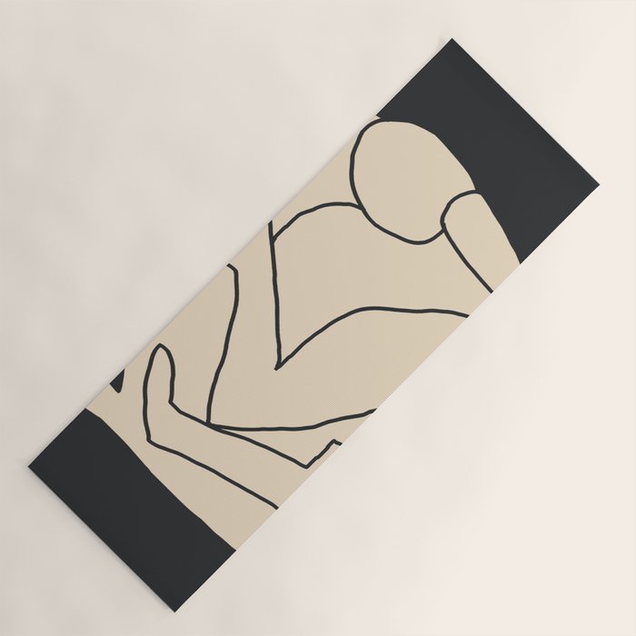 Abstract line art 2/1 Yoga Mat Gallery Image 1
