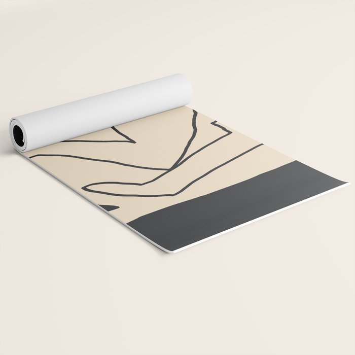 Abstract line art 2/1 Yoga Mat Gallery Image 2