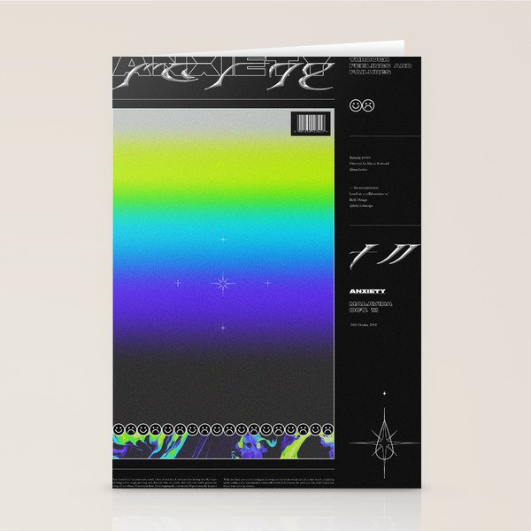 SHADES â¤ ANXIETY Stationery Card Gallery Image 2
