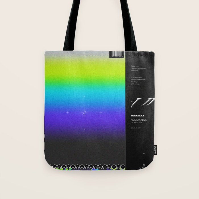 SHADES â¤ ANXIETY Tote Bag Gallery Image 1