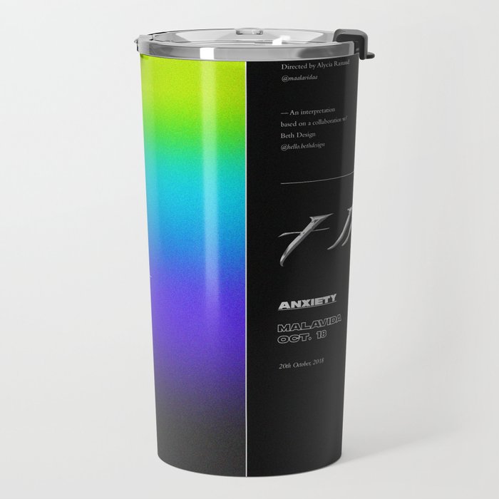 SHADES â¤ ANXIETY Travel Mug Gallery Image 2