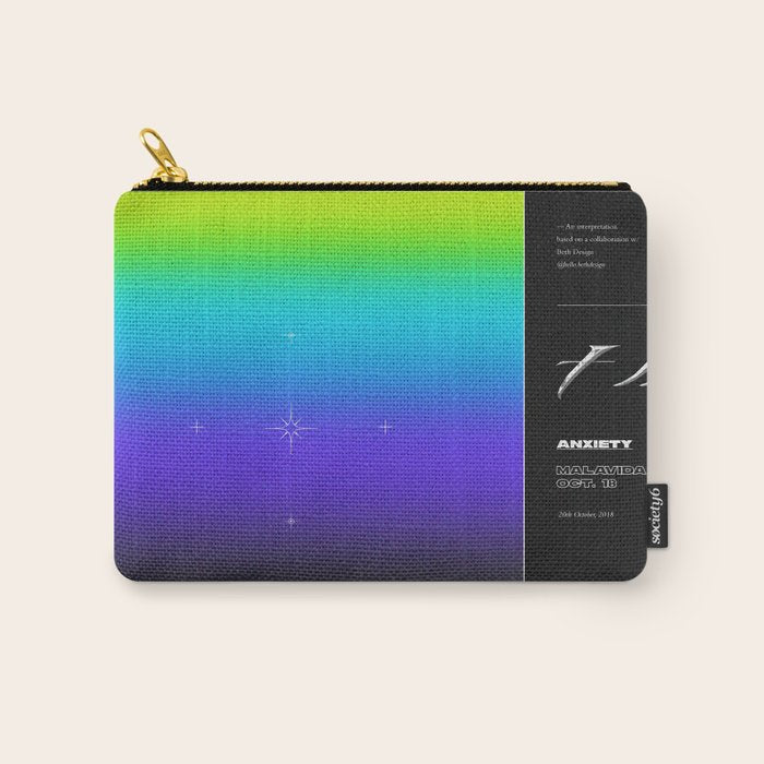 SHADES â¤ ANXIETY Carry All Pouch Gallery Image 1