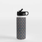 Antique English Axminster Carpet Print Water Bottle Gallery Image 1