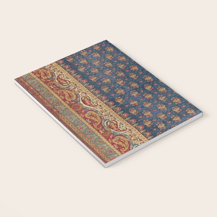Antique English Axminster Carpet Print Notebook Gallery Image 3