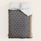Antique English Axminster Carpet Print Duvet Cover Gallery Image 6