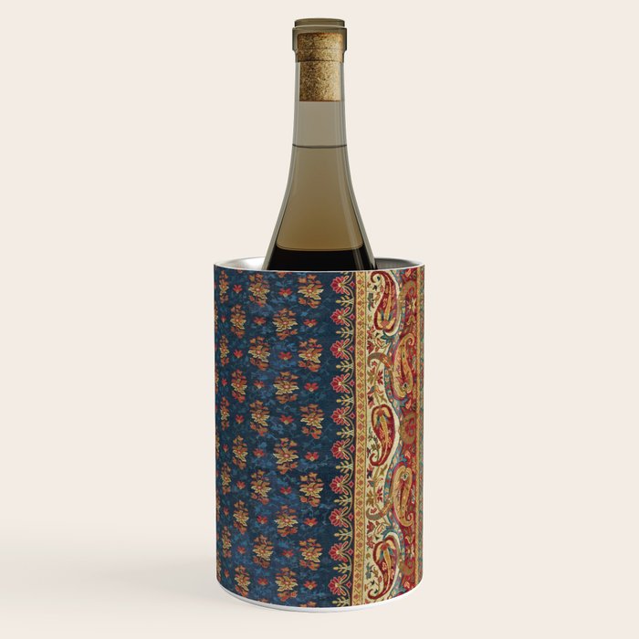 Antique English Axminster Carpet Print Wine Chiller Gallery Image 3