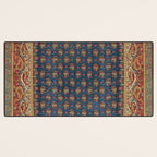 Antique English Axminster Carpet Print Desk Mat Gallery Image 3