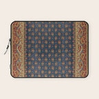 Antique English Axminster Carpet Print Laptop Sleeve Gallery Image 1
