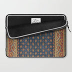 Antique English Axminster Carpet Print Laptop Sleeve Gallery Image 2