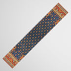 Antique English Axminster Carpet Print Table Runner Gallery Image 3