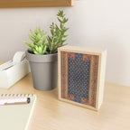 Antique English Axminster Carpet Print Mini Art Print Gallery Image 2