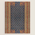 Antique English Axminster Carpet Print Jigsaw Puzzle Gallery Image 1